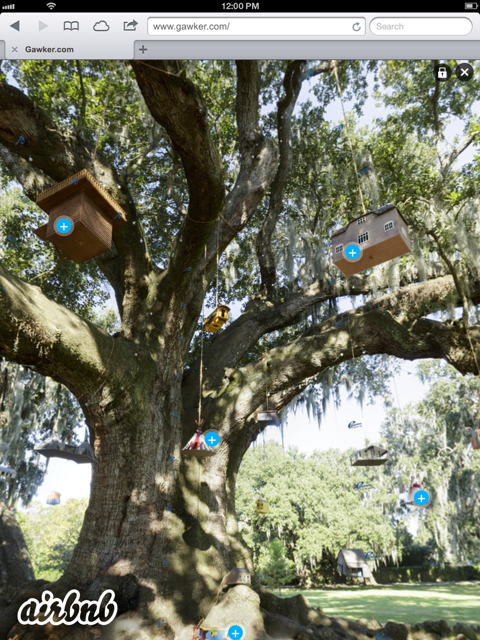 AirBNB panorama tablet ad — frame 2