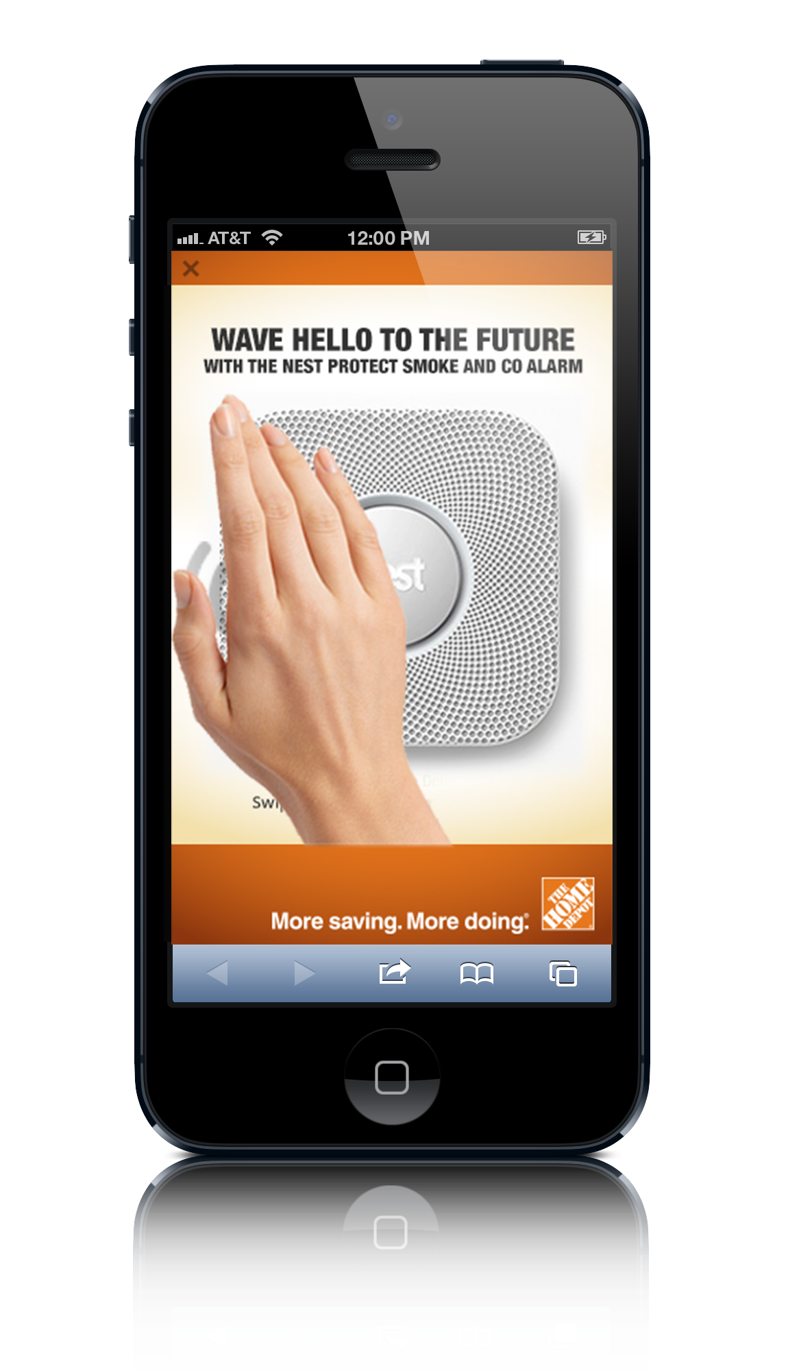 Nest Protect mobile ad — screen 3