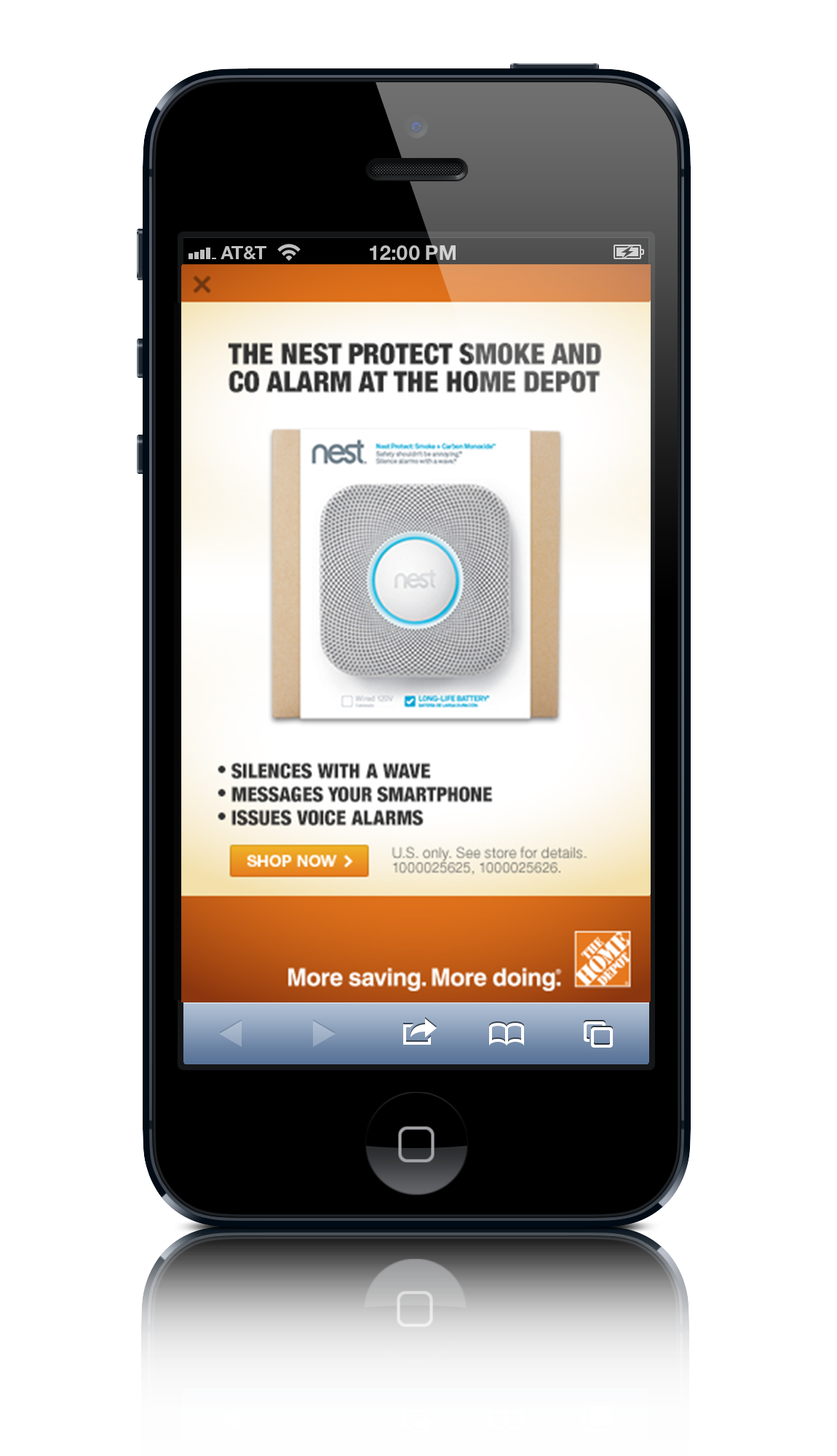 Nest Protect mobile ad — screen 5