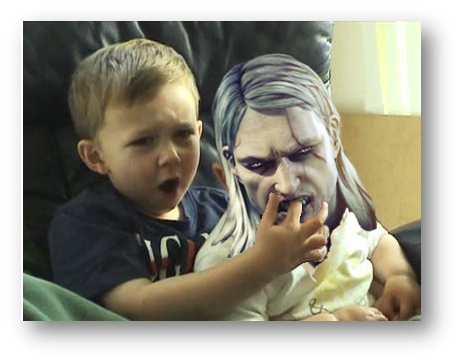 Contest entry — Geralt bit my finger moment